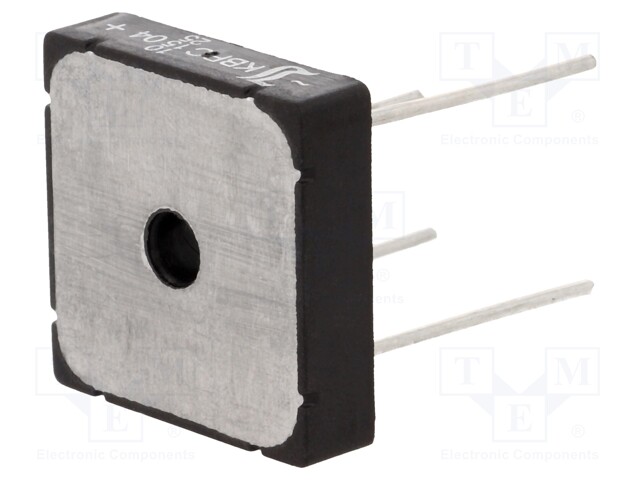 Single-phase bridge rectifier; Urmax: 400V; If: 25A; Ifsm: 270A