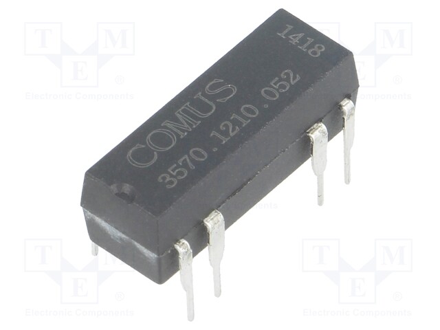 Relay: reed; SPST-NO; Ucoil: 5VDC; 500mA; max.150VDC; 10W; THT; DIP14