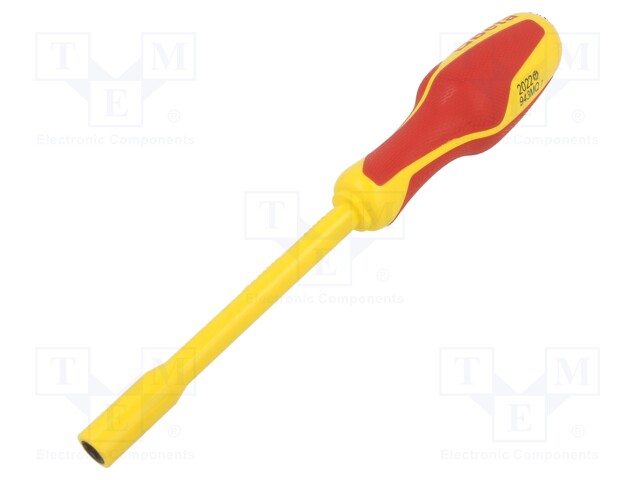 Screwdriver; insulated; hex socket; HEX 7mm; Blade length: 125mm