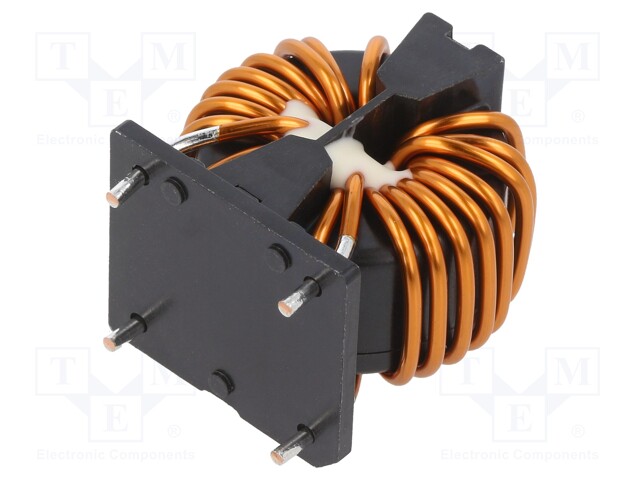 Inductor: wire with current compensation; THT; 2.5mH; 4.62mΩ