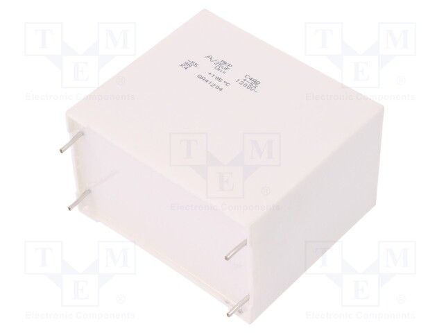 Capacitor: polypropylene; DC-Link; 25uF; ESR: 5.2mΩ; C4AQ; THT; ±5%