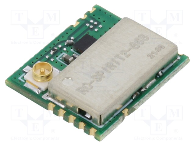 Module: RF; RF transceiver; ASK,FSK,GFSK; 868.35MHz; GPIO,SPI