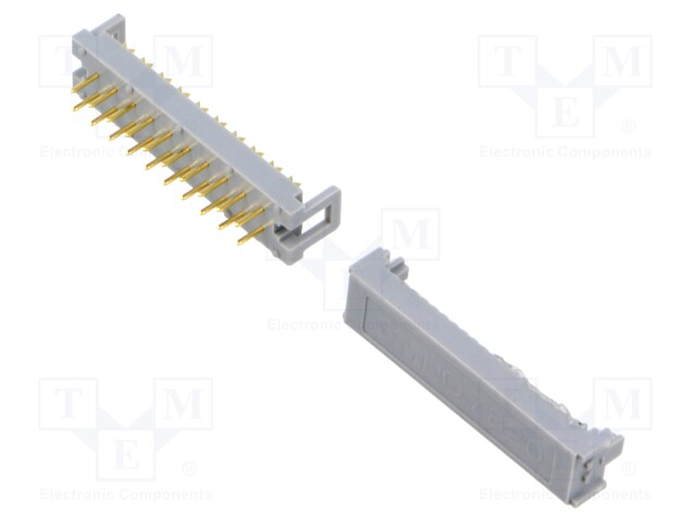 IDC; PIN: 20; IDC,THT; on PCBs,for ribbon cable; 1.27mm; 1A; 78XX