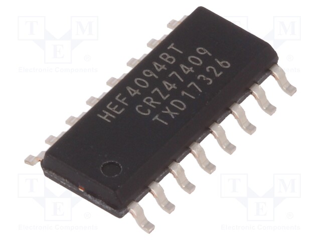 IC: digital; shift and store,register; CMOS; SMD; SO16; 3÷15VDC