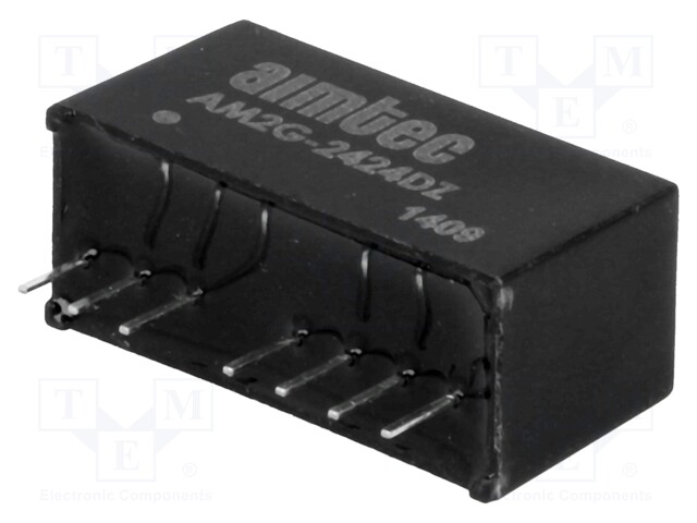 Converter: DC/DC; 2W; Uin: 18÷36V; Uout: 24VDC; Uout2: -24VDC; SIP8