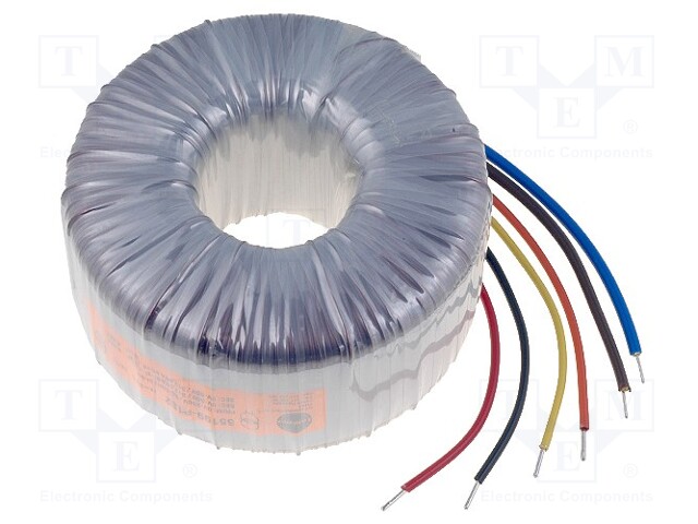 Transformer: toroidal; 800VA; 230VAC; 45V; 45V; 8.889A; 8.889A