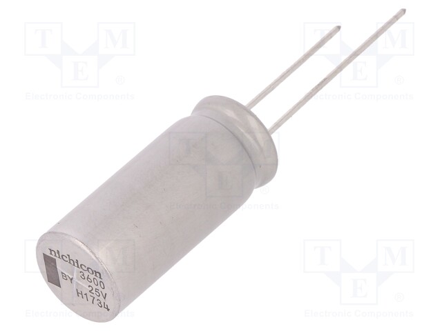 Capacitor: electrolytic; low impedance; 3600uF; 25VDC; ESR: 28mΩ