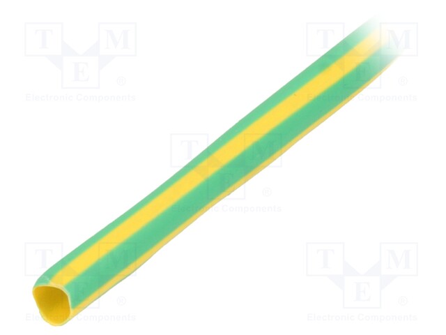 Heat shrink sleeve; 3: 1; 3mm; L: 30m; yellow-green; Temp: -50÷135°C