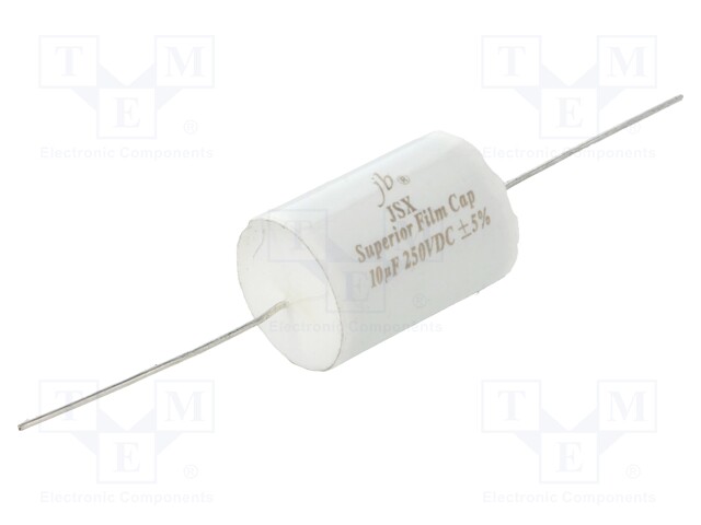 Capacitor: polypropylene; 10uF; 250VDC; ±5%; Ø23x46mm; -55÷85°C