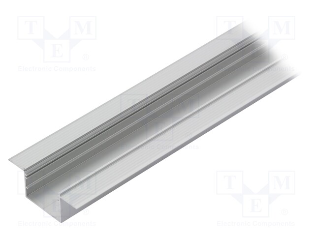 Profiles for LED modules; recessed; natural; L: 1m; aluminium