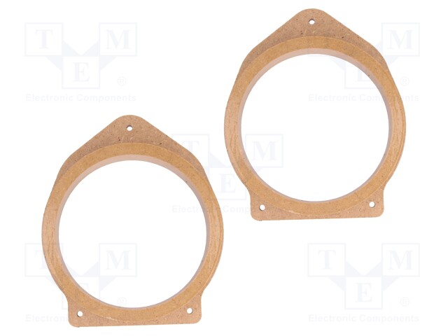 Spacer ring; MDF; 165mm; Opel; impregnated,varnished