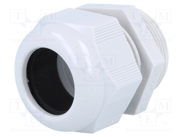 Cable gland; PG29; IP68; Mat: polyamide; grey