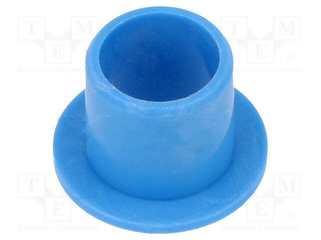 Bearing: sleeve bearing; with flange; Øout: 34mm; Øint: 30mm; blue