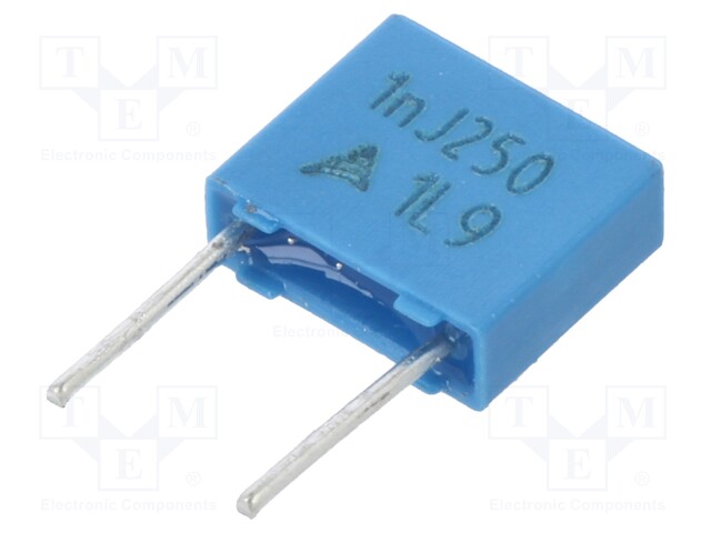 Capacitor: polyester; 1nF; 160VAC; 250VDC; Pitch: 5mm; ±5%