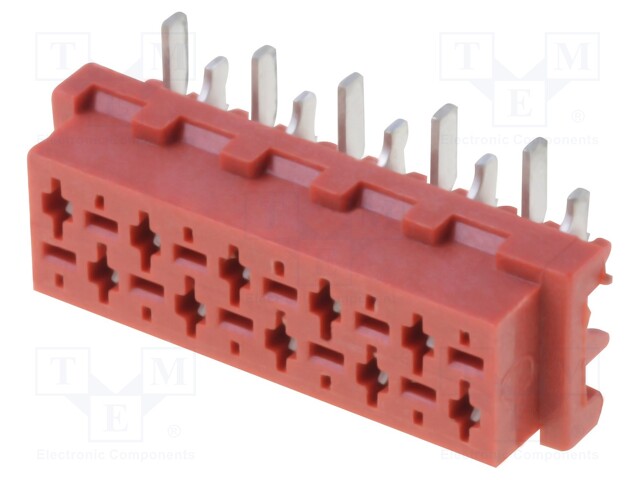 Socket; wire-board; female; PIN: 10; SMT; on PCBs; 1.5A; 30mΩ