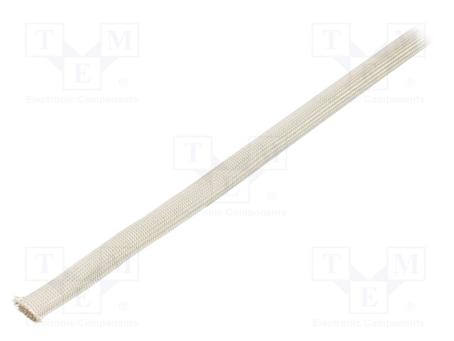 Insulating tube; fiberglass; natural; -60÷648°C; Øint: 5.82mm