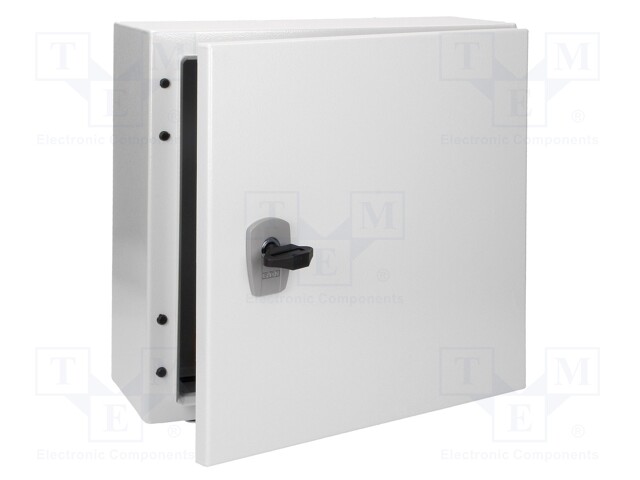 Enclosure: multipurpose; X: 300mm; Y: 300mm; Z: 150mm; CS; steel; grey