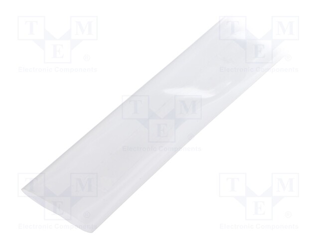 Heat shrink sleeve; glueless; 3: 1; 24mm; L: 1.2m; transparent