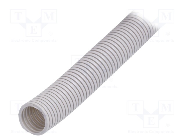 Protective tube; ØBraid : 32mm; grey; L: 50m; -5÷60°C; Øint: 25mm