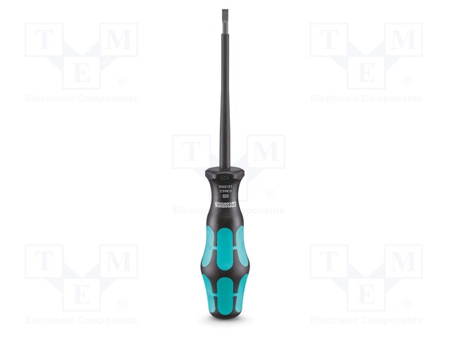 Screwdriver; insulated; slot; 4,0x0,8mm; Blade length: 100mm