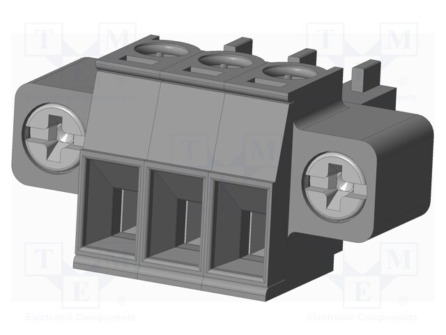 Connector: pluggable terminal block; plug; female; straight; grey