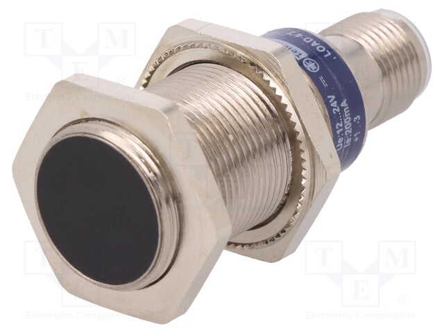 Sensor: inductive; Output conf: PNP / NO; 0÷8mm; 10÷36VDC; M18