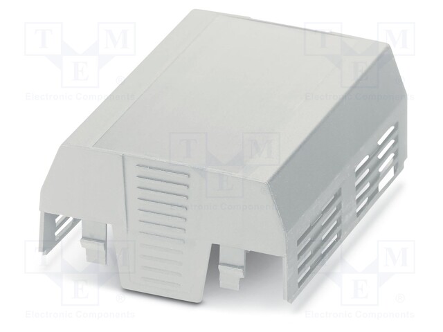 Cover; for enclosures; UL94HB; Series: EH 90 FLAT; Mat: ABS; grey