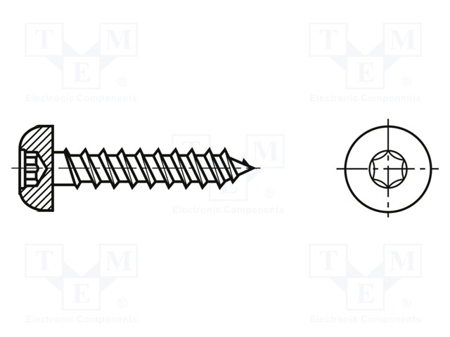 Screw; for wood