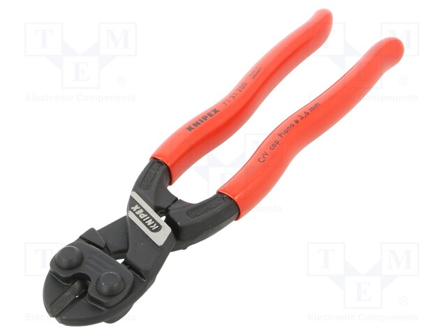 Pliers; cutting; blackened tool,plastic handle; CoBolt®