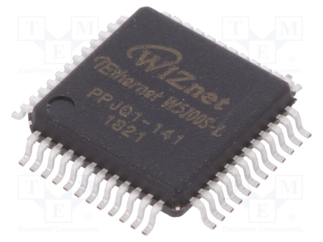 IC: Ethernet controller; 8bit BUS,SPI; LQFP48; -40÷85°C; 3.3VDC