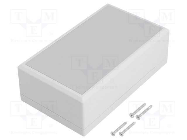 Enclosure: multipurpose; X: 85mm; Y: 145mm; Z: 49mm; with panel; ABS