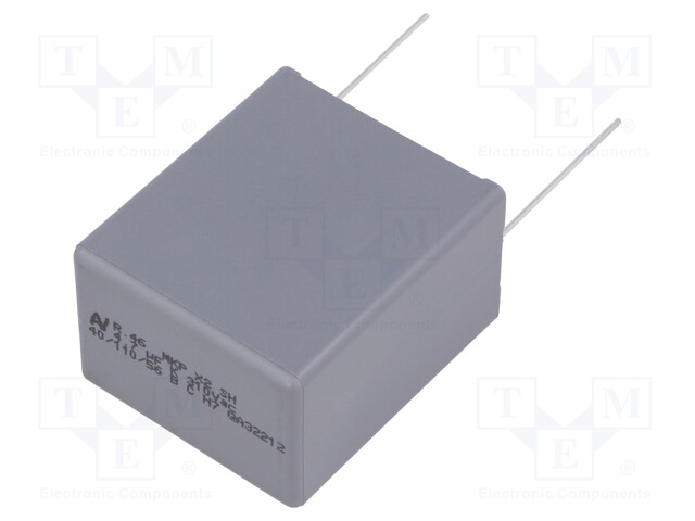 Capacitor: polypropylene; X2; 4.7uF; 27.5mm; ±10%; 32x22x37mm