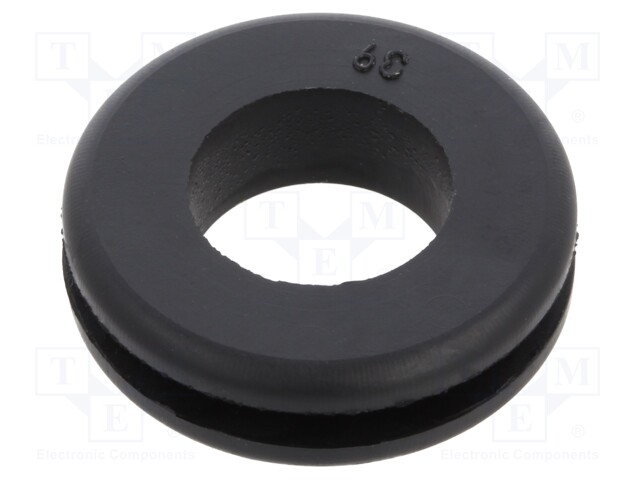 Grommet; Ømount.hole: 19.05mm; Øhole: 12.7mm; rubber