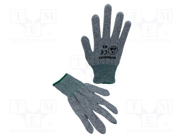 Protective gloves; ESD; XXS; Features: dissipative; polyester