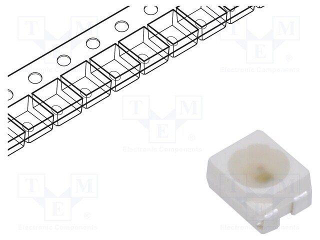 LED; SMD; 3528,PLCC4; RGB; 3.5x2.8x1.9mm; 120°; 4.2÷5.5V