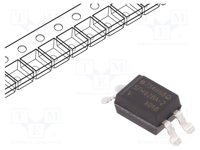 Optocoupler; SMD; Channels: 1; Out: transistor; Uinsul: 5.3kV