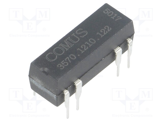 Relay: reed; SPST-NO; Ucoil: 12VDC; 500mA; max.150VDC; 10W; THT