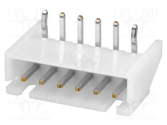 Socket; wire-board; male; XH; 2.5mm; PIN: 6; THT; 250V; 3A; -25÷85°C