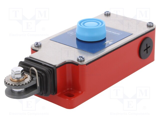 Safety switch: singlesided rope switch; NC x2 + NO; -25÷70°C