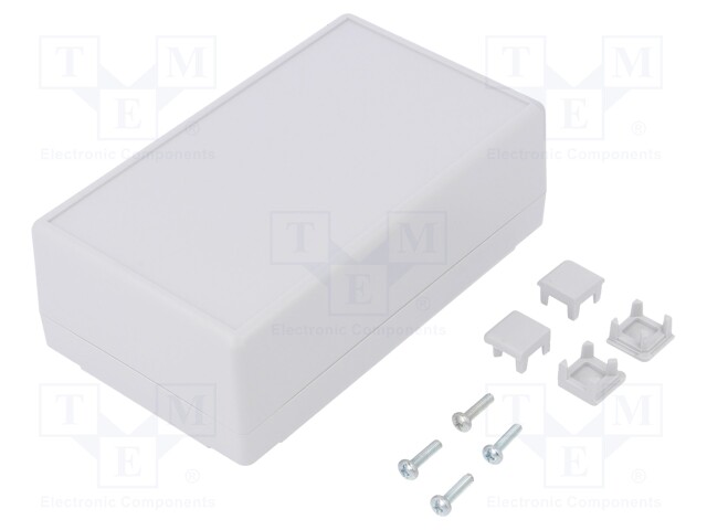 Enclosure: multipurpose; X: 75mm; Y: 127mm; Z: 45mm; 70; ABS; screwed