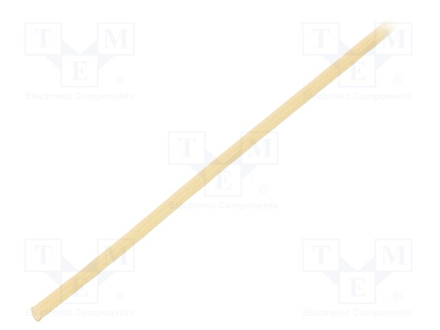 Insulating tube; natural; -20÷155°C; Øint: 1mm; L: 200m