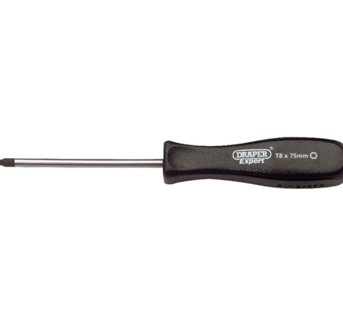 Draper 19551 T8 x 75mm Tx-star Mechanics Screwdriver