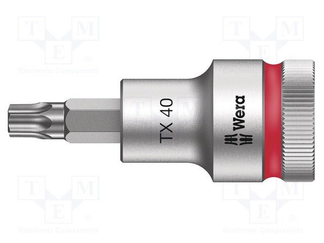 Key; Torx®,socket spanner; TX40; 1/2"; 60mm; Chrom-vanadium steel