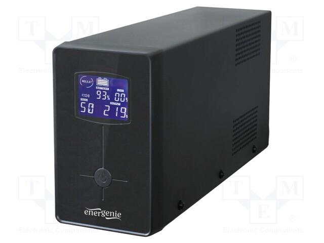 Power supply: UPS; 382x222x124mm; 900W; 1.5kVA; 10.8kg; 8Ah; 0÷40°C