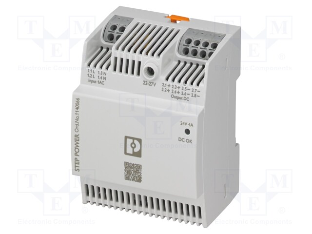 Power supply: switched-mode; Mounting: DIN; IP20