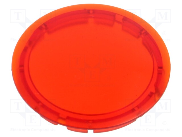 Actuator lens; lens color: red