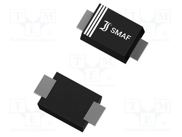 Diode: rectifying; SMD; 1kV; 1A; 1.5us; Package: reel,tape; SMA flat