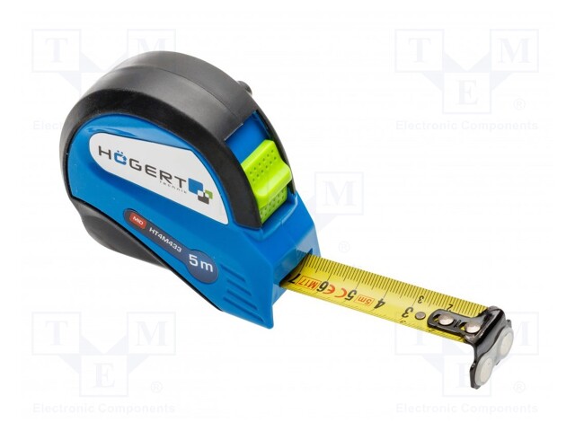 Measuring tape; L: 5m; Width: 19mm; Class: II