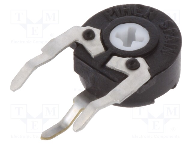 Potentiometer: mounting; single turn,vertical; 250kΩ; 100mW; ±20%