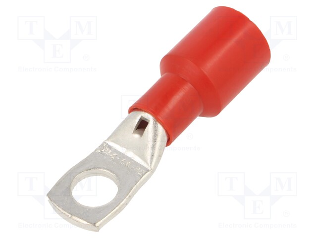 Tip: ring tube; M12; Ø: 12.5mm; 50mm2; crimped; for cable; insulated